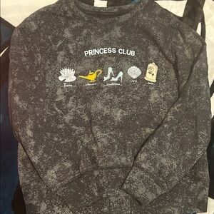 Disney Princess Black Sweatshirt